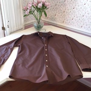 Stafford Brown dress shirt 15 1/2 34/35